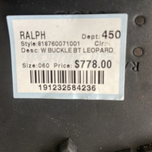 BRAND NEW Polo Ralph Lauren Payge Moto Boots Size 6 and 6.5 - Picture 6 of 9